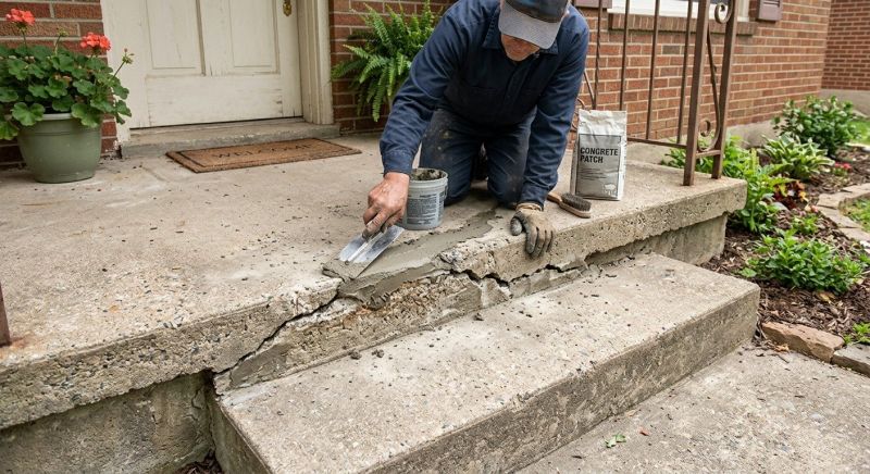 Exposed Aggregate Repair in West Des Moines, IA